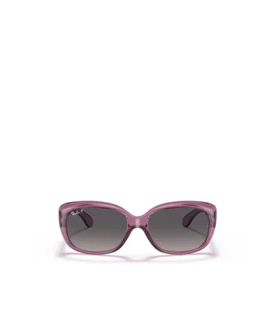 RAY BAN GEOMETRIC FRAME SUNGLASSES
