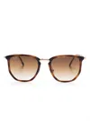 Ray Ban Geometric-frame Sunglasses In Brown