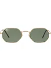 Ray Ban Geometric-frame Sunglasses In Metallic