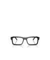 Ray Ban Ray-ban 54mm Rectangular Optical Glasses In Black