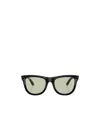 Ray Ban Geometric Sunglasses In Green