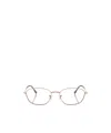 Ray Ban Geometrically Framed Flat Mirror In White