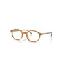 Ray Ban German Optics  Beige Fassung Klar Glas Polarisiert 51-20 In Beige