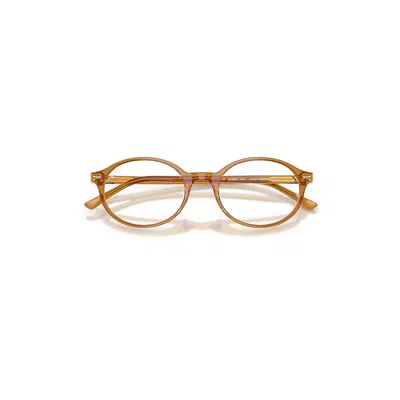 Ray Ban German Optics Eyeglasses Beige Frame Clear Lenses Polarized 53-20