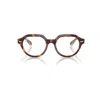 Ray Ban Gina Optics Eyeglasses Light Havana On Multicolor Frame Clear Lenses Polarized 51-20 In Light Havana On Multicolor