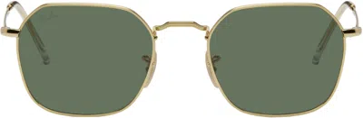 Ray Ban Gold Jim Sunglasses In 001/31