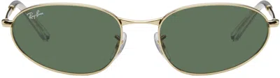 Ray Ban Gold Rb3734 Sunglasses In 001/31