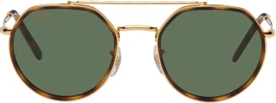 Ray Ban Gold Rb3765 Sunglasses In 919631 Legend Gold