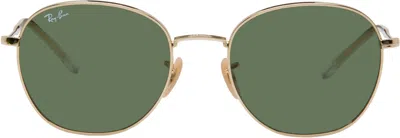 Ray Ban Gold Rb3809 Sunglasses