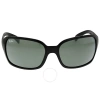 Ray Ban Green Classic G-15 Rectangular Ladies Sunglasses Rb4068 601 60 In Green