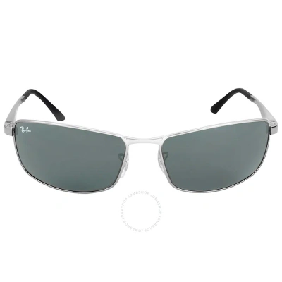 Ray Ban Green Classic G-15 Rectangular Men's Sunglasses Rb3498 004/71 64