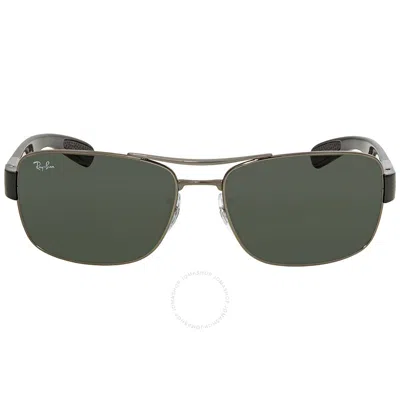 Ray Ban Green Classic Rectangular Men's Sunglasses Rb3522 004/71 61 In Neutral