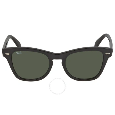 Ray Ban Green Classic Square Unisex Sunglasses Rb0707s 901/31 53 In Black / Green