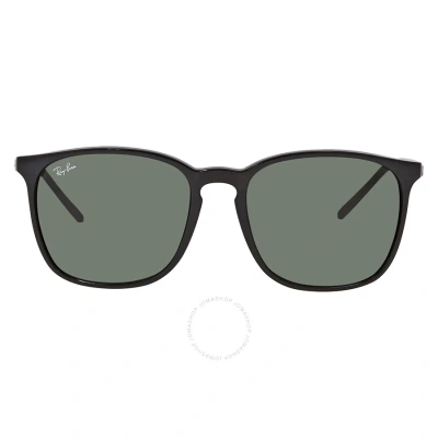 Ray Ban Green Classic Square Unisex Sunglasses Rb4387 60171 56