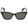 Ray Ban Green Rectangular Unisex Sunglasses Rb0880s 901/31 52 In Black