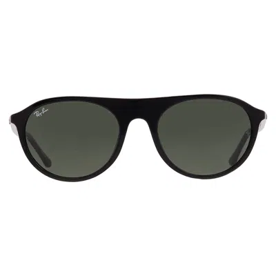 Ray Ban Green Square Unisex Sunglasses Rb2215 901/31 56 In Black