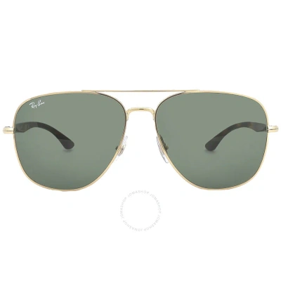 Ray Ban Green Square Unisex Sunglasses Rb3683 001/31 59
