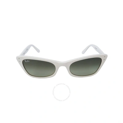 Ray Ban Green Vintage Cat Eye Ladies Sunglasses 0rb2299 975/bh 52 In Green / White