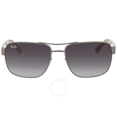 Ray Ban Grey Gradient Men's Sunglasses Rb3530 004/8g 58 In Gray / Grey / Gun Metal / Gunmetal