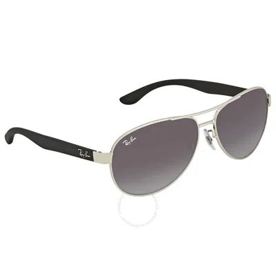 Ray Ban Grey Gradient Pilot Unisex Sunglasses Rb3457 134/8g 59