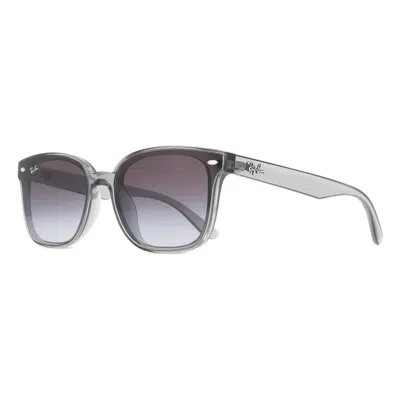 Ray Ban Grey Gradient Rectangular Unisex Sunglasses Rb4461d 64508g 64 In Purple