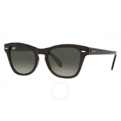 Ray Ban Grey Gradient Square Unisex Sunglasses Rb0707s 664271 50 In Green / Grey / Olive