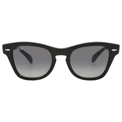 Ray Ban Grey Gradient Square Unisex Sunglasses Rb0707s 664271 50 In Black