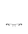 Ray Ban Half-rim Design Glasses In Black