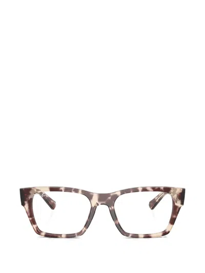 Ray Ban Havana Square-frame Glasses In Brown