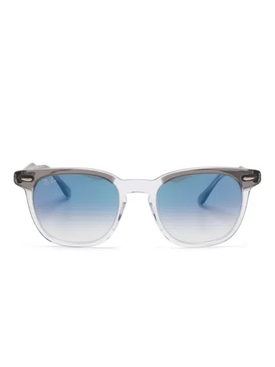 Ray Ban Hawkeye Gradient Sunglasses In White