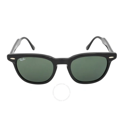 Ray Ban Hawkeye Green Square Unisex Sunglasses Rb2298 901/31 50 In Black / Green
