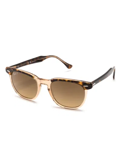 Ray Ban Hawkeye Tortoiseshell-effect Sunglasses In Brown