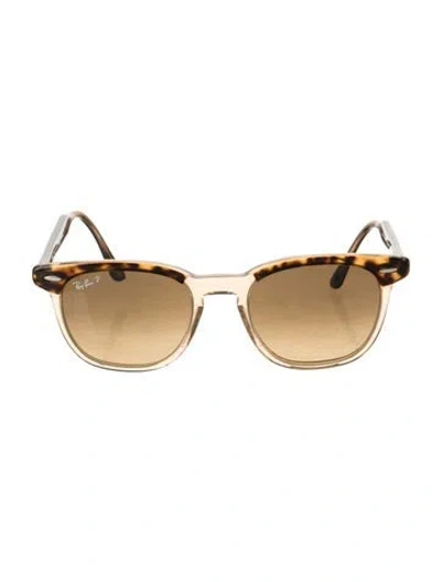 Pre-owned Ray Ban Hawkeye Wayfarer Sunglasses In Brown