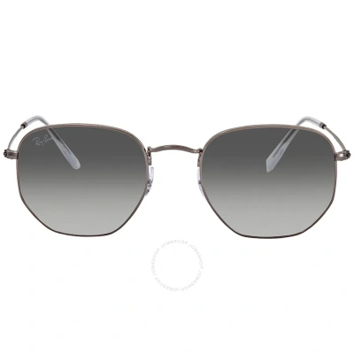 Ray Ban Hexagonal Flat Lenses Grey Gradient Unisex Sunglasses Rb3548n 004/71 54