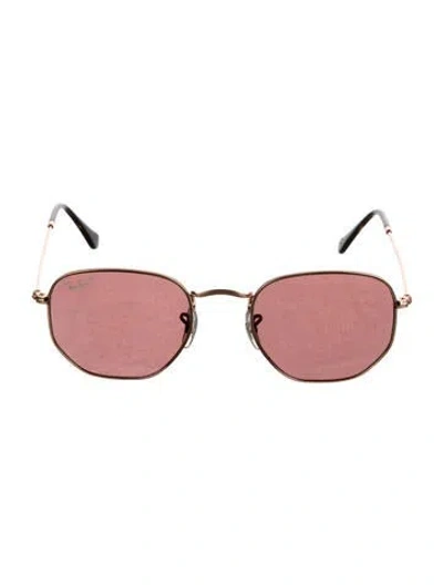 Pre-owned Ray Ban Hexagonal Flat Round Sunglasses In Multi