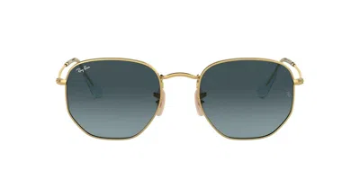 Ray Ban Hexagonal Frame Sunglasses In 91233m