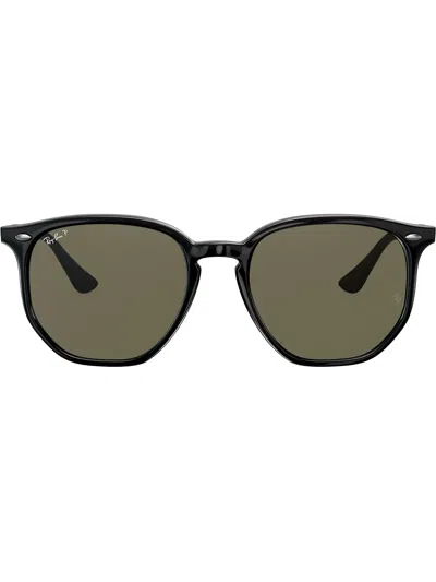 Ray Ban Hexagonal Sunglasses In Black