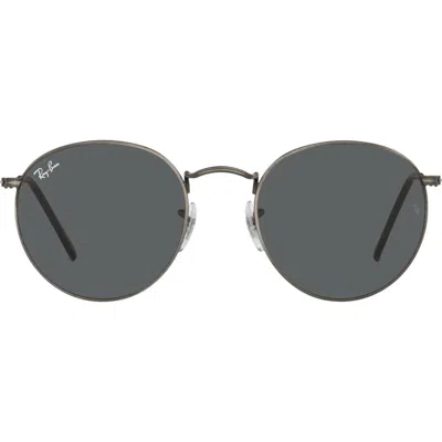 Ray Ban Ray-ban Icons 53mm Retro Sunglasses In Antique Gunmetal/dark Grey