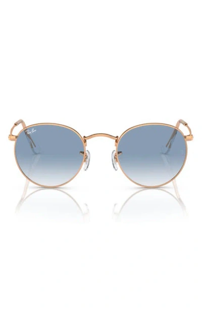 Ray Ban Icons 53mm Retro Sunglasses In Rose Gold