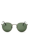 Ray Ban Ray-ban Icons Round Sunglasses, 50mm In Gunmetal/green