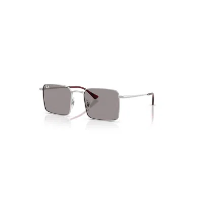 Ray Ban Idan Bio-based Sonnenbrillen Silber Fassung Grau Glas 50-20 In Silver