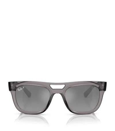 Ray Ban Injected Phil Bio-based Sunglasses In Clear