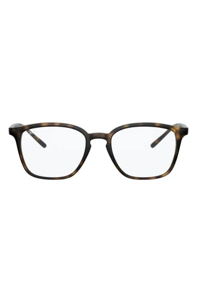 Ray Ban Injected Unisex Optical Frame In Havana