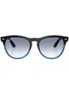 Ray Ban Iris Wayfarer-frame Sunglasses In Black