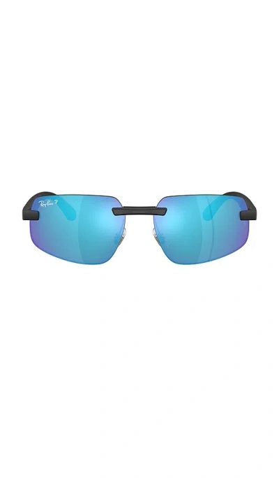 Ray Ban Irregular Sunglasses In Black
