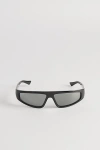 Ray Ban Izaz Sunglasses In Black/dark Grey, Men's At Urban Outfitters In Black/dark Grey
