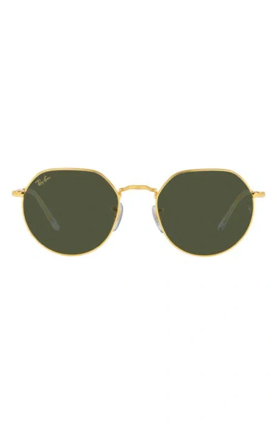 RAY BAN RAY-BAN JACK 55MM IRREGULAR SUNGLASSES