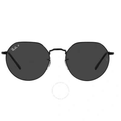 Ray Ban Jack Black Irregular Unisex Sunglasses Rb3565 002/48 53