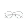 Ray Ban Jack Eyeglasses Silver Frame Demo Lens Lenses Polarized 51-20 In Silver