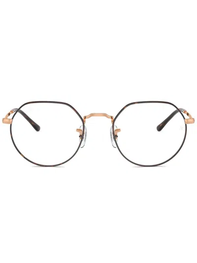 Ray Ban Jack Glasses In Brown